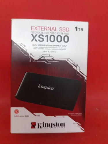 SSD Externo Kingston XS1000, 1TB, USB 3.2 Gen 2x2, Portátil