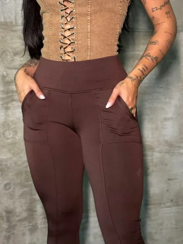 Calça  flanelada  maravilhosa 