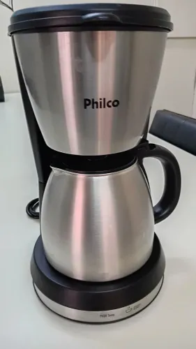 Cafeteira Elétrica Philco PH30 Temp 30 xícaras - preto e aço escovado