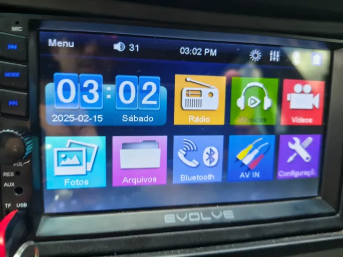 CENTRAL MULTIMIDIA MULTILASER EVOLVE AUTOMOTIVA GP352