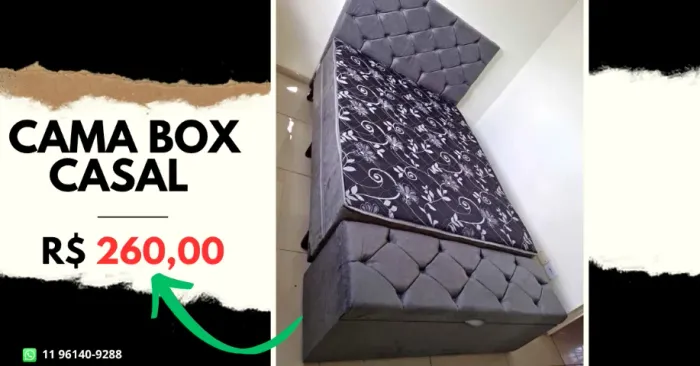 cama box casal (promoção)