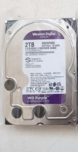 Hd wd 2TB Purple cftv dvr nvr cpu