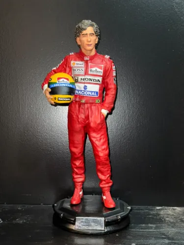 Estatueta do Ayrton Senna = Equipe McLaren Honda 1991 Escala 1/6