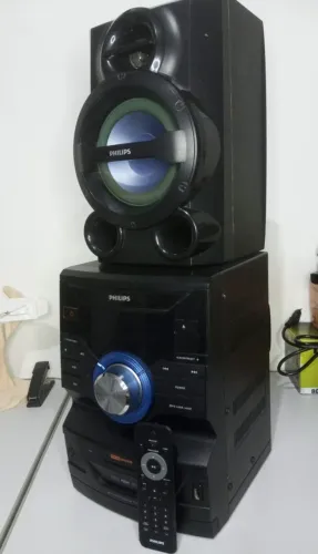 Para Retirada de peças, Ou Conserto, Mini System Philips FWM210 com 120W RMS com controle