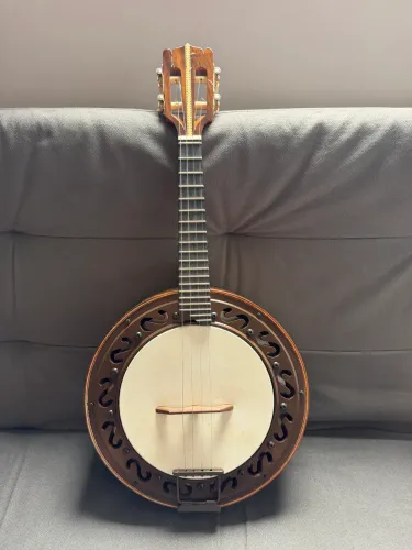 Banjo Carlinhos Luthier 2026 Novo sem uso - Imbuia