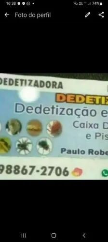 DEDETIZACÃO, DESRATIZAÇÃO E CONTROLE DE PRAGAS EM GERAL