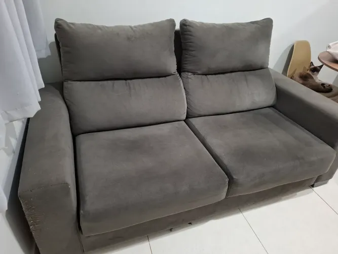 Sofá retrátil 3 lugares