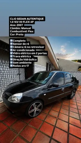 Renault Clio Sed. Authentique Hi-flex 1.0 16V 4P 2007