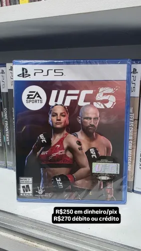 Ufc 5 ps5 lacrado novo