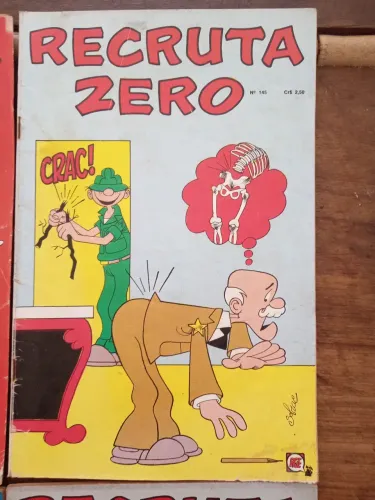6 gibis em formato revista do Recruta Zero