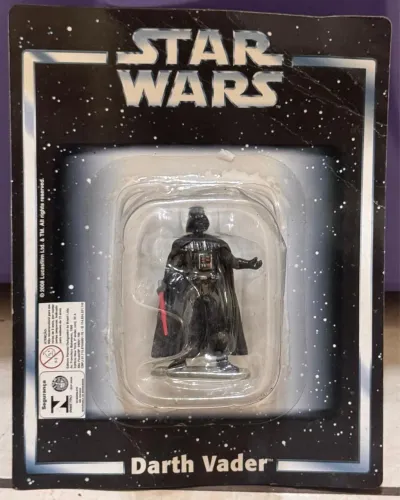 Miniatura colecionável de chumbo do Darth Vader - coleção de peças de xadrez