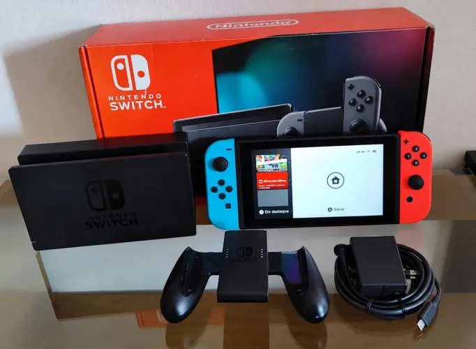 Nintendo Switch V2 (Faço Olx pay)