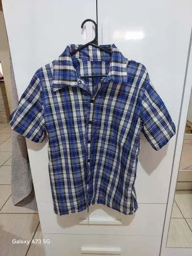 Camisa xadrez 10/12 anos NOVA