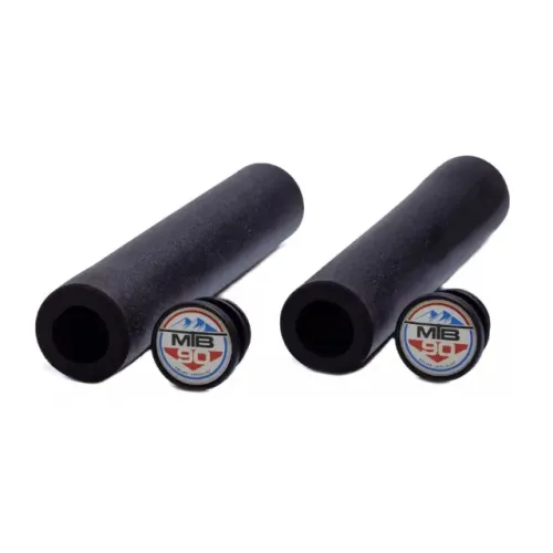 Rf530 Manopla Preta Mtb 90 Ultragrip 30mm 60g o par 30mm 100% silicone Punho Competição