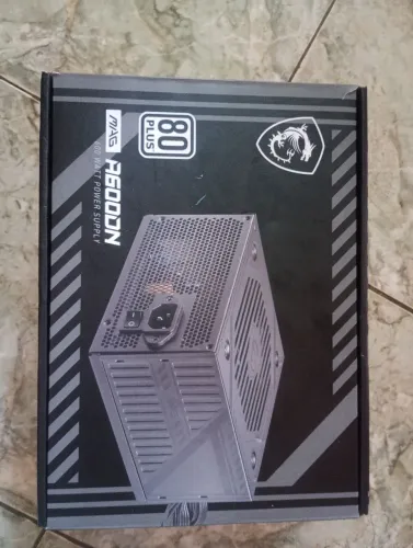 Fonte MSI Mag 600w 80 Plus Bronze Nova!