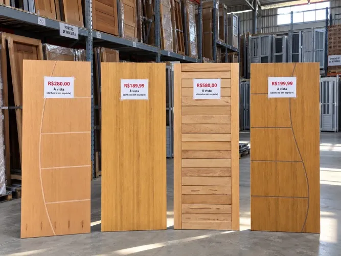 PORTAS DE MADEIRA EM OFERTA - A PARTIR DE R$189,99