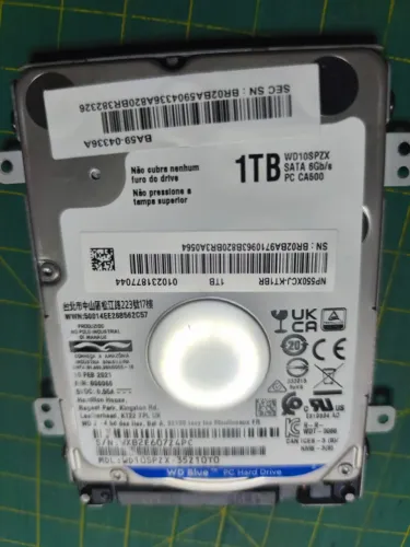 HD SATA 1TB WESTERN DIGITAL