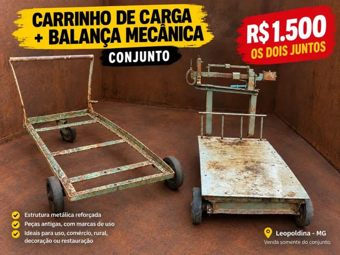 ? Carrinho + Balança Mecânica