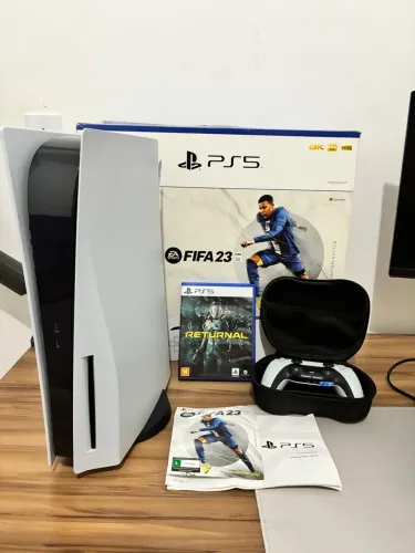 PS5 FAT COM LEITOR - IMPECÁVEL