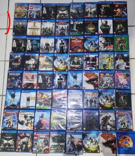 JOGOS - PS4(mídia física)