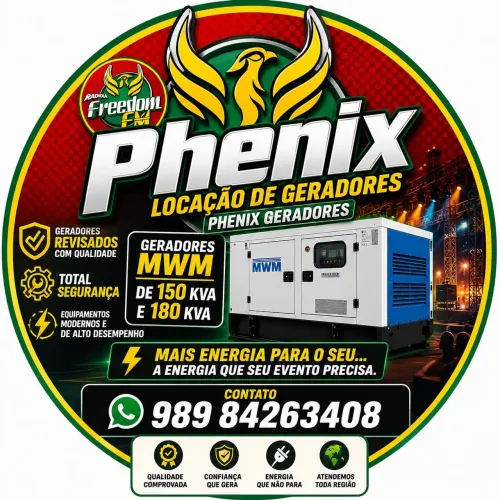 Aluguel de geradores MWM 150kva e 180kva