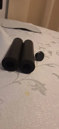 Manopla preta de borracha