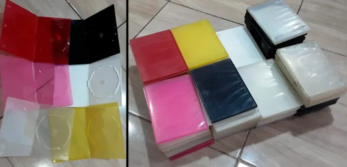 *Kit com 147 Capas Usadas de CDs e DVDs*