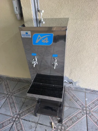 Bebedouro Industrial Inox 2 Torneiras - Excelente Estado 220V