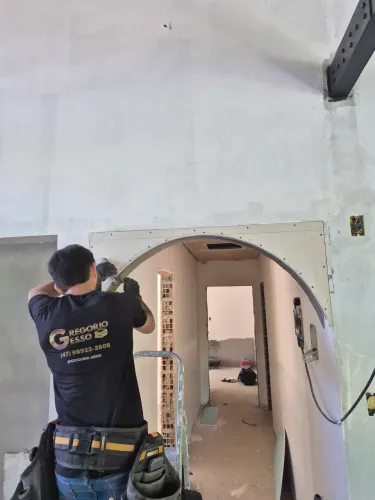 Arco em drywall
