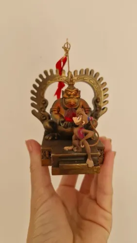 Ornamento Musical e Luminoso Caverna Aladdin e Abu