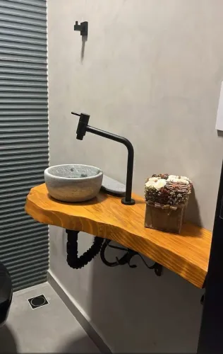 Bancada banheiro Rústica 