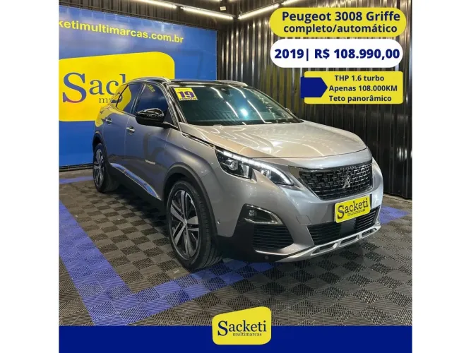 Peugeot 3008 Griffe 1.6 Turbo 16V 5P Aut. 2019
