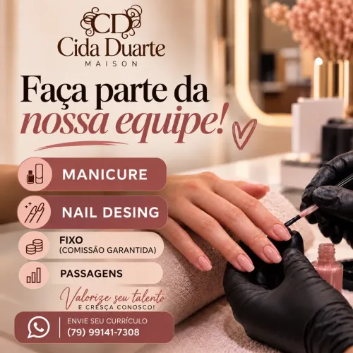 Estamos contratando Manicure 