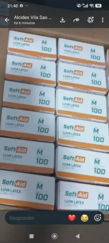 Luvas de procedimento látex