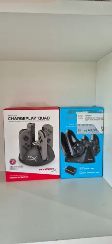 Base para Carregar controles de switch e ps4
