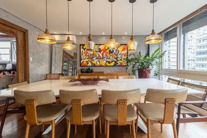 Apartamento decorado com 4 suítes à venda, 306 m² - Boqueirão - Santos/SP