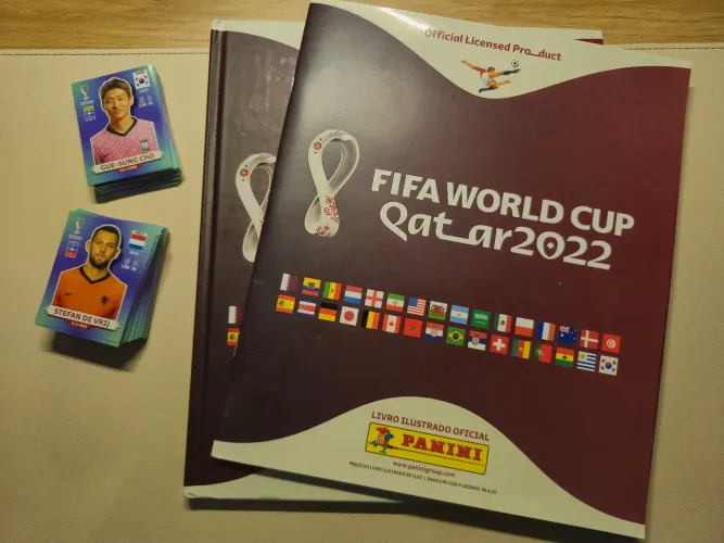 164 Figurinhas + Álbum Copa 2022