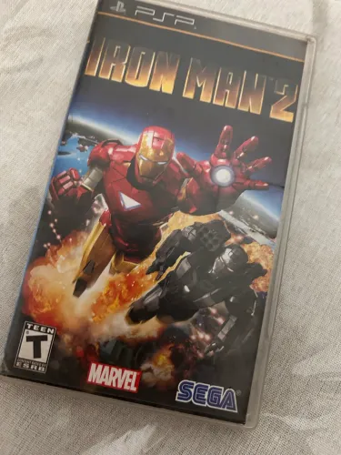 Jogo Iron Man 2 PSP Original Completo (Mídia Física)