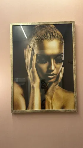Quadro decorativo Dourado 
