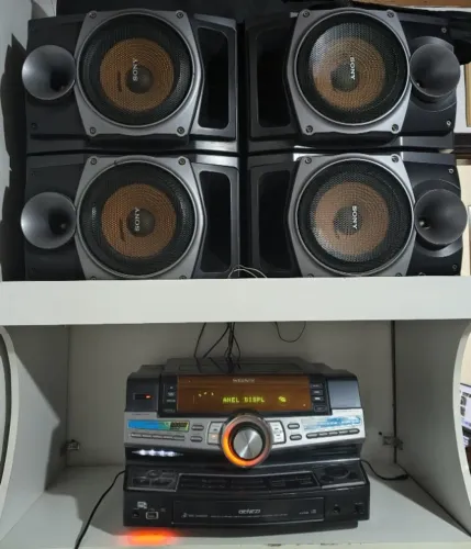 Sony Genezi MHC-ZUX9 Original - Completo com 4 Caixas - Excelente Estado