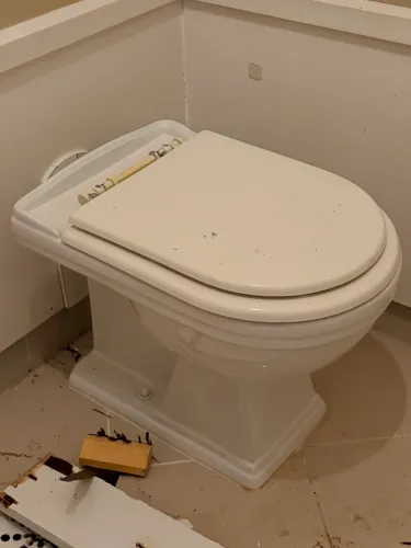 Vaso sanitário em perfeito estado