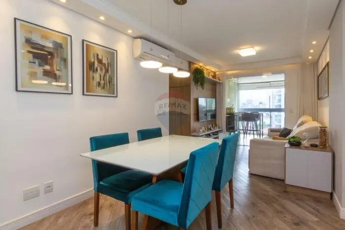 Varanda Gourmet, 2 Vagas e 66m² no Coração da Vila Mascote Mobiliado, Reformado e com uma