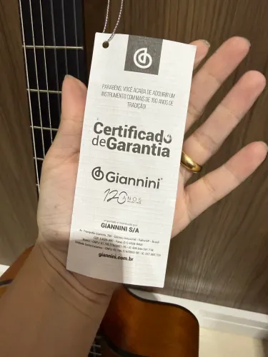 Vendo violão Giannini novo nunca usado apenas tirei da caixa 