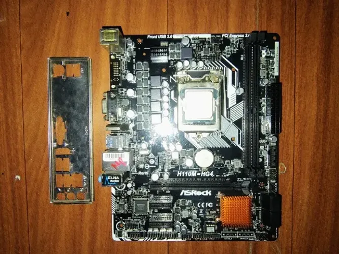 Placa mãe 1151 ASRock H110M-HG4 + G3900 2.80 Ghz