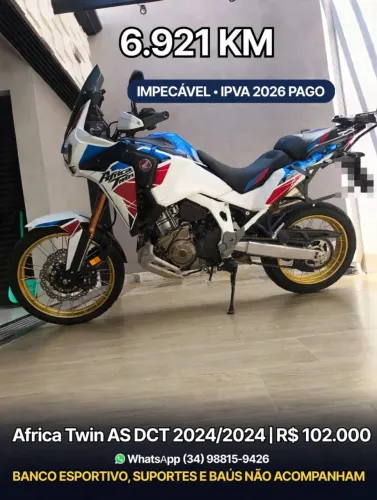 VENDO - AFRICA TWIN AS DCT 2024/2024 - 6.921KM