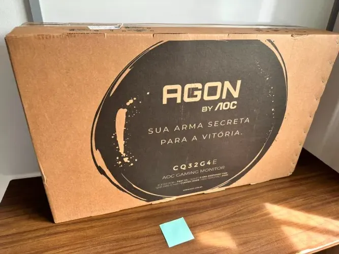 Monitor Gamer AOC 32" 2K 180hz 0,5ms Curvo LACRADO ! NOVO! Agon Quad N. Fiscal, Garantia