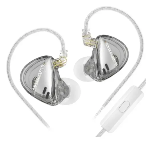 Fone De Ouvido Dinâmico Kz Libra X Version Com Microfone