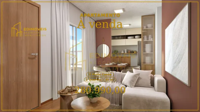 Seu novo apê em Porto Canoa: Entrada facilitada e parcelada!