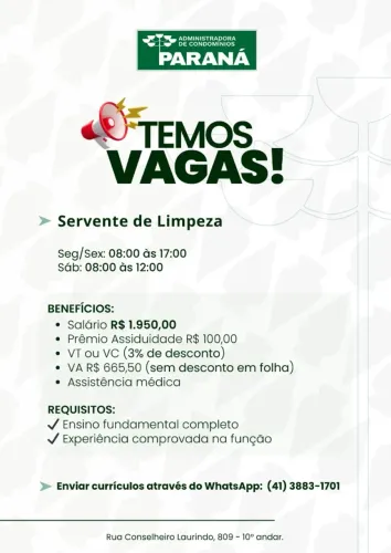 Servente de Limpeza