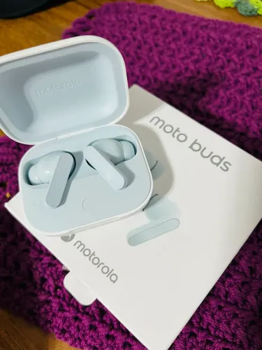 Fone Motorola Buds Tws Ilusion Azul céu
